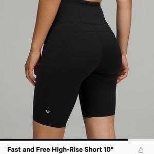 Fast and Free high-rise short 10”